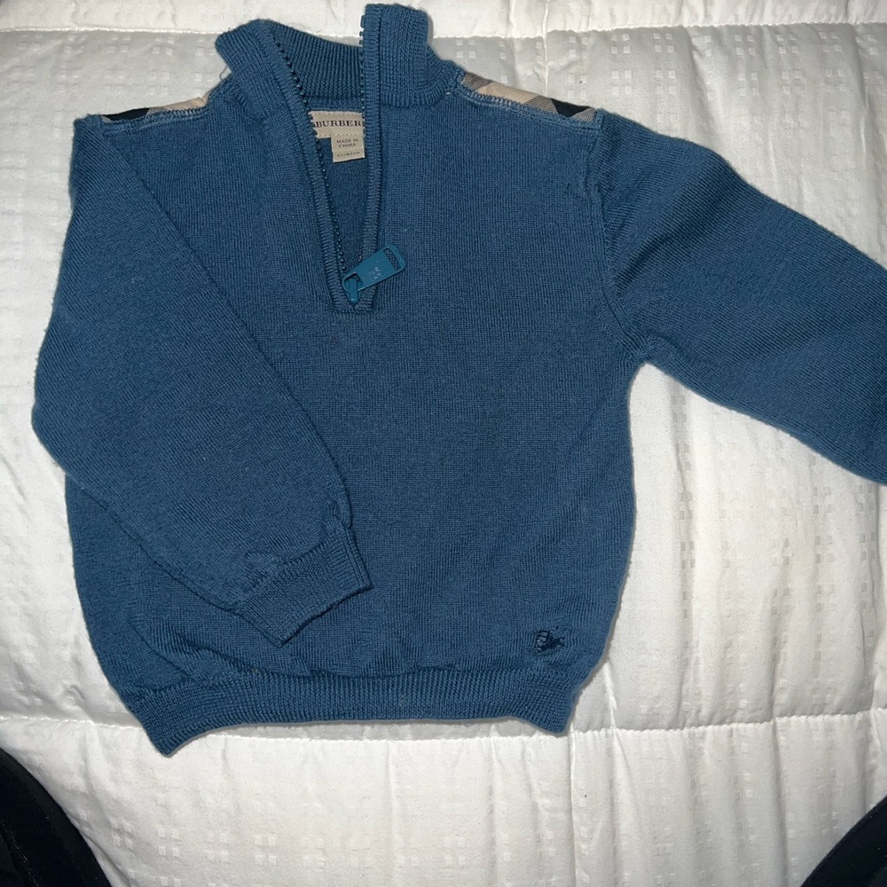 Boys toddler Burberry sweater
